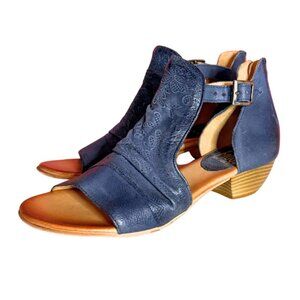 Miz Mooz Leather Heeled Sandals Corra River Size 41 / Women's 10